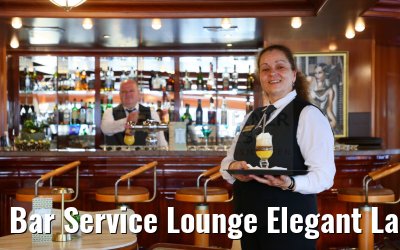 Bar Service Lounge Elegant Lady