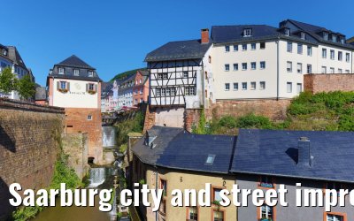 Saarburg city and street impressions 23.08.2023