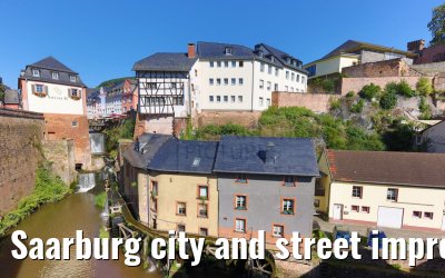 Saarburg city and street impressions 23.08.2023