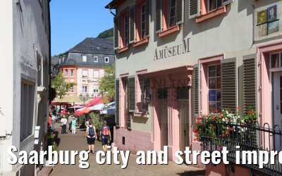 Saarburg city and street impressions 23.08.2023