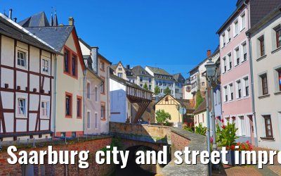 Saarburg city and street impressions 23.08.2023