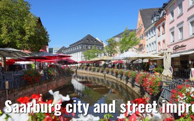 Saarburg city and street impressions 23.08.2023