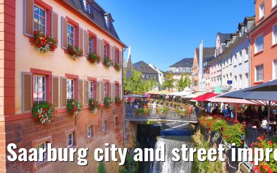 Saarburg city and street impressions 23.08.2023