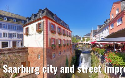Saarburg city and street impressions 23.08.2023