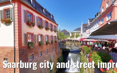 Saarburg city and street impressions 23.08.2023