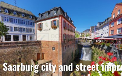 Saarburg city and street impressions 23.08.2023
