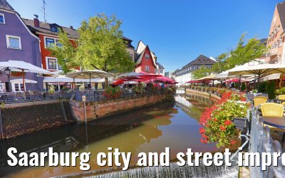 Saarburg city and street impressions 23.08.2023
