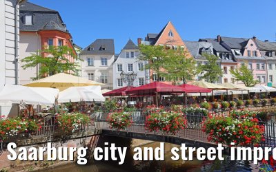 Saarburg city and street impressions 23.08.2023