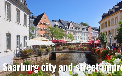 Saarburg city and street impressions 23.08.2023