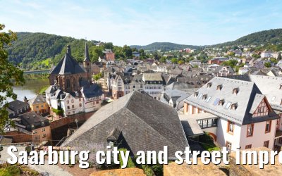 Saarburg city and street impressions 23.08.2023