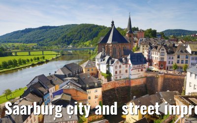 Saarburg city and street impressions 23.08.2023