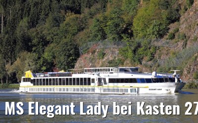 MS Elegant Lady bei Kasten 27.09.2018