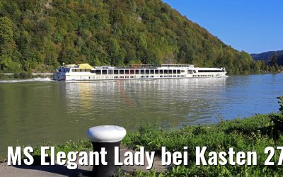 MS Elegant Lady bei Kasten 27.09.2018