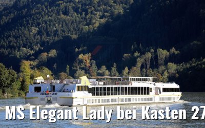 MS Elegant Lady bei Kasten 27.09.2018