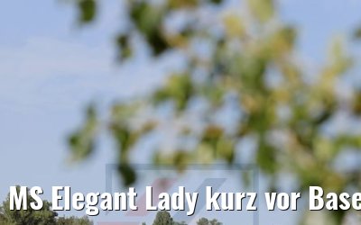 MS Elegant Lady kurz vor Basel 14.08.2017