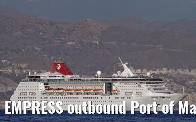 EMPRESS outbound Port of Malaga - 29th October 2011