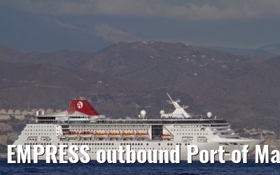 EMPRESS outbound Port of Malaga - 29th October 2011