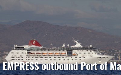 EMPRESS outbound Port of Malaga - 29th October 2011