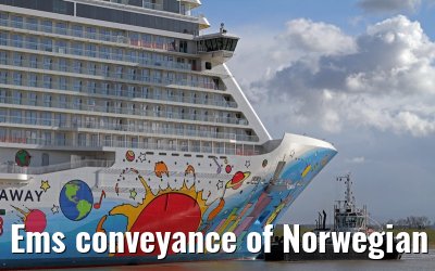 Ems conveyance of Norwegian Breakaway - 13th March 2013