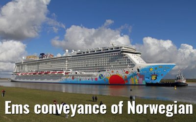 Ems conveyance of Norwegian Breakaway - 13th March 2013