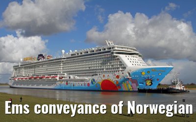 Ems conveyance of Norwegian Breakaway - 13th March 2013