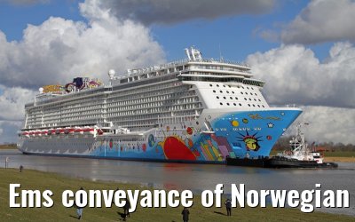 Ems conveyance of Norwegian Breakaway - 13th March 2013