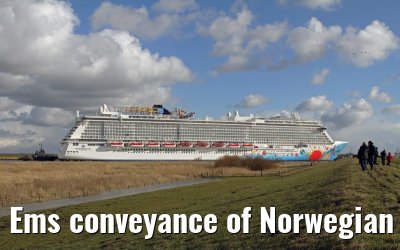 Ems conveyance of Norwegian Breakaway - 13th March 2013