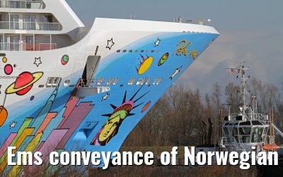 Ems conveyance of Norwegian Breakaway - 13th March 2013