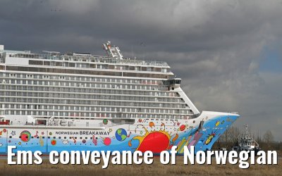 Ems conveyance of Norwegian Breakaway - 13th March 2013