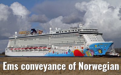 Ems conveyance of Norwegian Breakaway - 13th March 2013