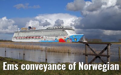 Ems conveyance of Norwegian Breakaway - 13th March 2013