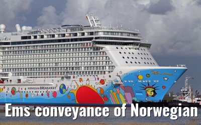 Ems conveyance of Norwegian Breakaway - 13th March 2013