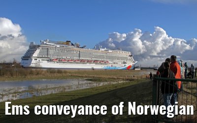 Ems conveyance of Norwegian Breakaway - 13th March 2013