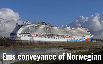 Ems conveyance of Norwegian Breakaway - 13th March 2013