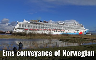 Ems conveyance of Norwegian Breakaway - 13th March 2013