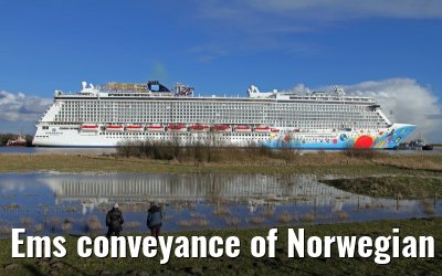 Ems conveyance of Norwegian Breakaway - 13th March 2013