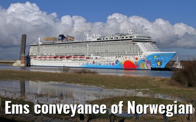 Ems conveyance of Norwegian Breakaway - 13th March 2013