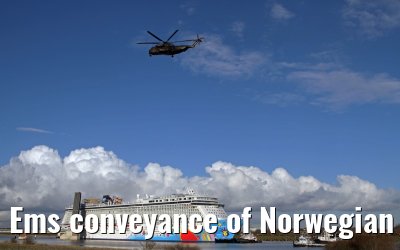 Ems conveyance of Norwegian Breakaway - 13th March 2013