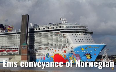 Ems conveyance of Norwegian Breakaway - 13th March 2013