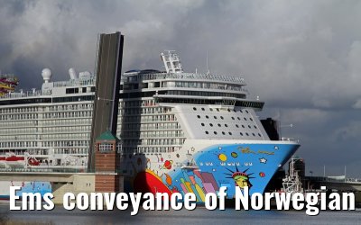 Ems conveyance of Norwegian Breakaway - 13th March 2013