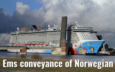Ems conveyance of Norwegian Breakaway - 13th March 2013