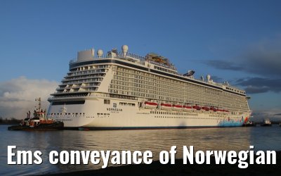 Ems conveyance of Norwegian Breakaway - 13th March 2013