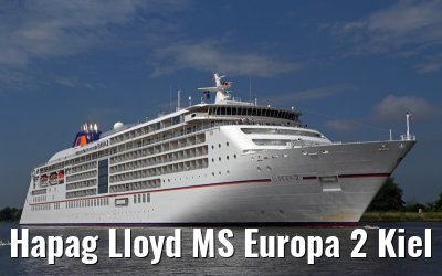 Hapag Lloyd MS Europa 2 Kiel canal transit 09.06.2014