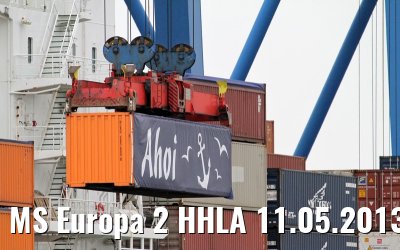 MS Europa 2 HHLA 11.05.2013