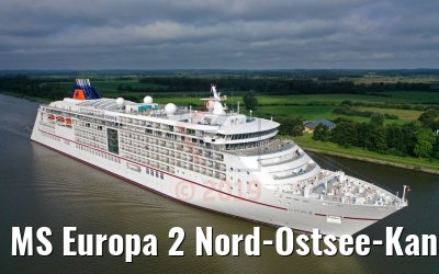MS Europa 2 Nord-Ostsee-Kanal Passage 20.08.2019