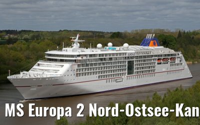 MS Europa 2 Nord-Ostsee-Kanal Passage 07. Mai 2015