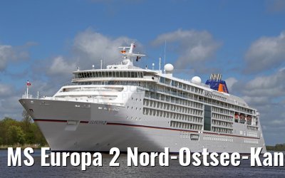 MS Europa 2 Nord-Ostsee-Kanal Passage 07. Mai 2015