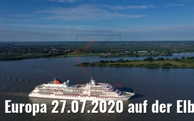 Europa 27.07.2020 auf der Elbe