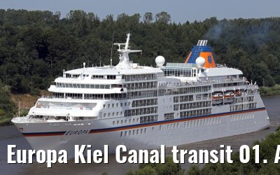Europa Kiel Canal transit 01. August 2014