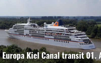 Europa Kiel Canal transit 01. August 2014